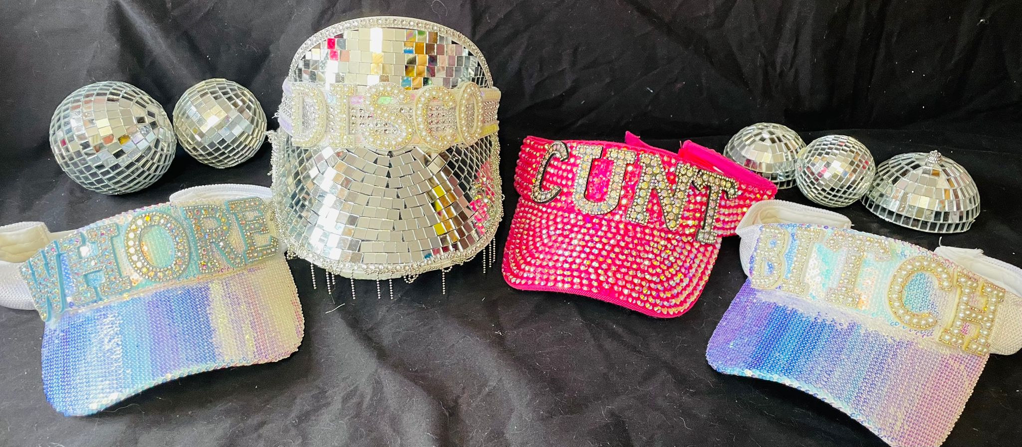 Sequin Visors
